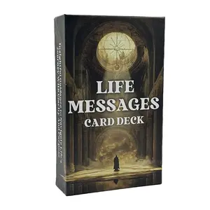 Life Messages Card Deck, Tarot Card Decks, 54pcs/set Tarot Card Game, Card Game for Adults, Party Game, Fun Game for Family & Friends