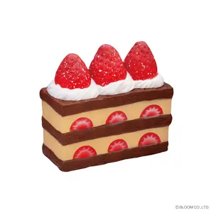 iBloom Squishy Mille-feuille aux fraises Coffee Kawaii Soft Scented Slow Rising Stress Relief