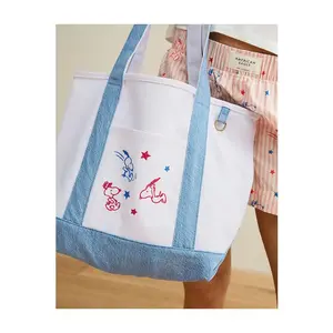 AE Off-Duty 4th of July Snoopy Tote Bag