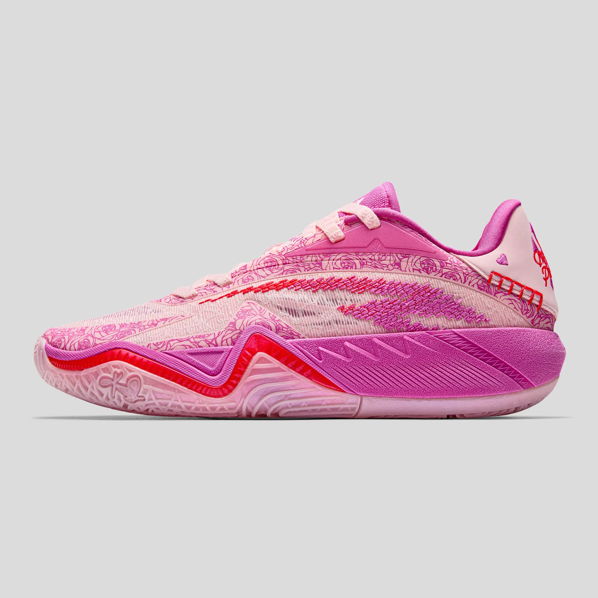 ANTA MEN KAI 3 Mother‘s Love Basketball Shoes Kyrie Irving Cushioning Breathable Rebound Stylish Fashionable Pink Red Orange