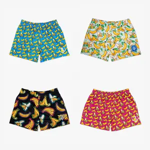 Baseball Lifestyle 101 | Banana Collection Youth Mesh Shorts - for Youth & Adults | Lightweight & Breathable Summer Sports Shorts for Casual & Outdoor Style for Women & Men | Baseball Training, Gym & Everyday Activewear | Perfect Gift for Him & Her