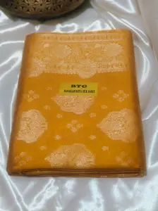 Haldi Color Banarasi Kota  Silk Saree