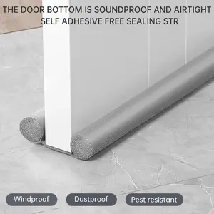 Door Draft Stopper Door Sweep Weather Stripping Noise Blocker Window Breeze Blocker Adjustable Draft Door Closers