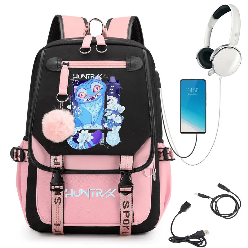 Large-Capacity School Backpack, back to school , school supplies, girls backpacks k-pop fan