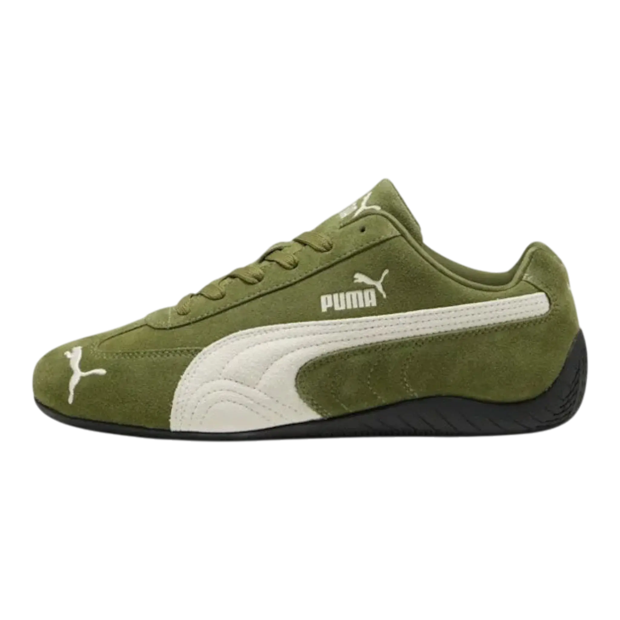 PUMA Speedcat OG Sneaker in Green Suede | Men's