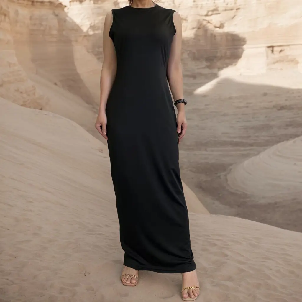 black inner dress Elegant Black Spaghetti Straps Mermaid Long Evening Prom Dresses, Cust –  MarryLover