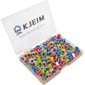 120/200/400pcs Assorted Mixed Color Fishing Eye Beads 6mm/8mm/10mm for Stream Pool Lake River Fishing
