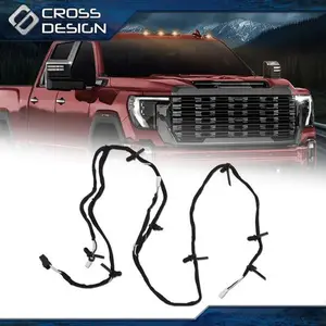 CROSSDESIGN Fit For 2020-21 Silverado Sierra HD Roof Marker Clearance Lamp Harness 84694118