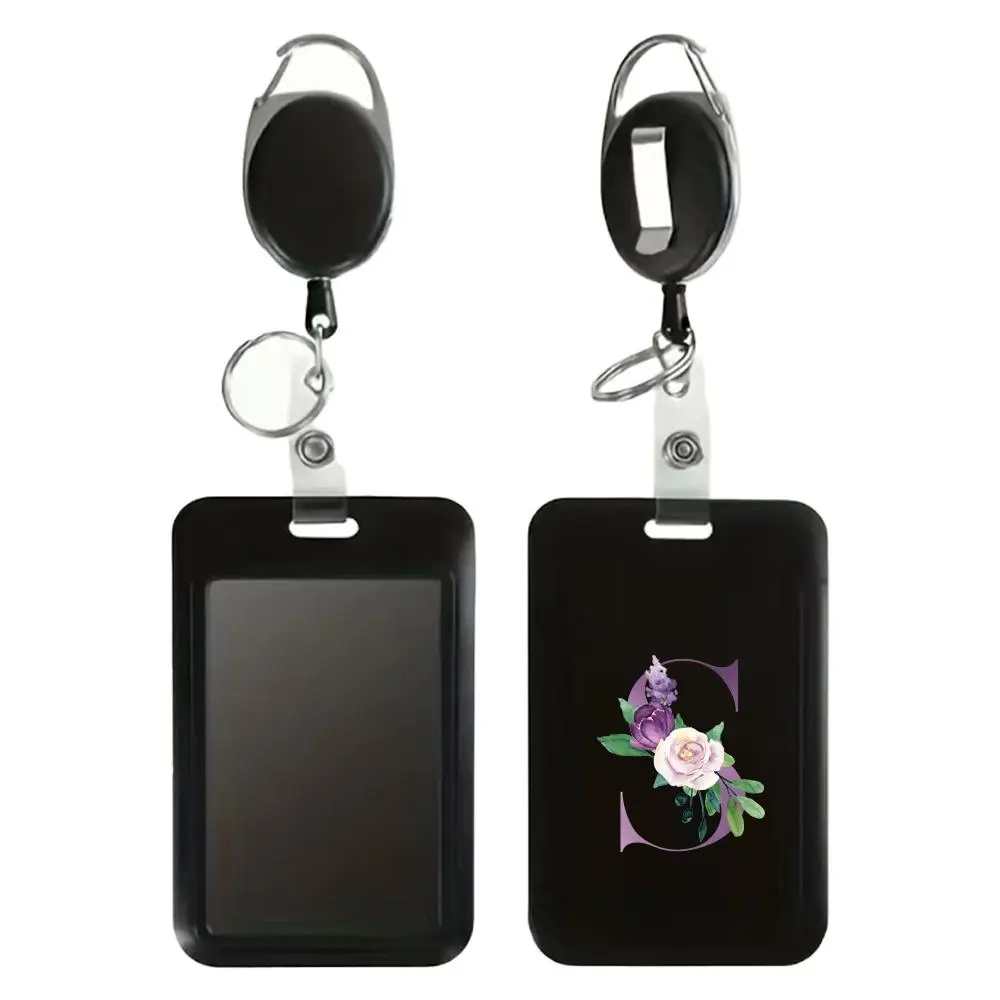 Retractable Badge Holder, Portable ID Card Reel with Breakaway Clip, Adjustable Nylon Cord & metallic Clip for Nurses & Teachers, Nursing Badge Reel, Badge Reels Retractable, Medical Badge Holder