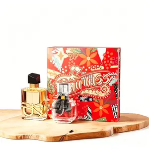 JEAN MISS Lady Perfume Christmas Gift Set | 50ml+30ml | Rich and unique floral fragrance, sweet floral and fruity notes | Using two popular fragrances and holiday limited-edition packaging | perfume for women | perfumes para mujeres | fragrance