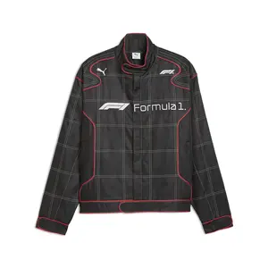 PUMA Mens Formula 1 75 Years Motorsport Racing Jacket Athletic Outerwear Casual - Black PUMA Mens Formula 1 75 Years Motorsport Racing Jacket Athletic Outerwear Casual - Black