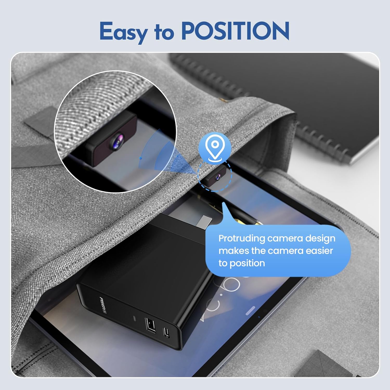 L28 Hidden Mini Security Camera WiFi Wireless Motion Detection Nanny Cam Home Baby Pet Monitor Cloud Storage SD Card Recording Indoor Surveillance Camera with Infrared Night Vision