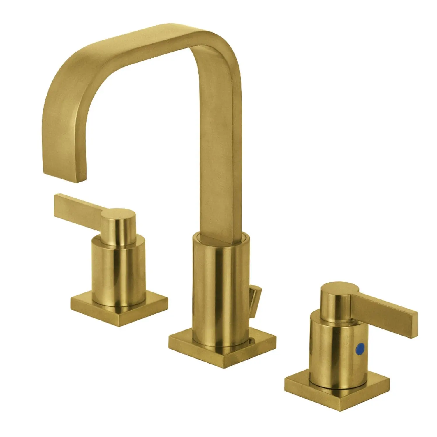 KINGSTON Brass Fauceture NuvoFusion Widespread Bathroom Faucet - Brushed Brass