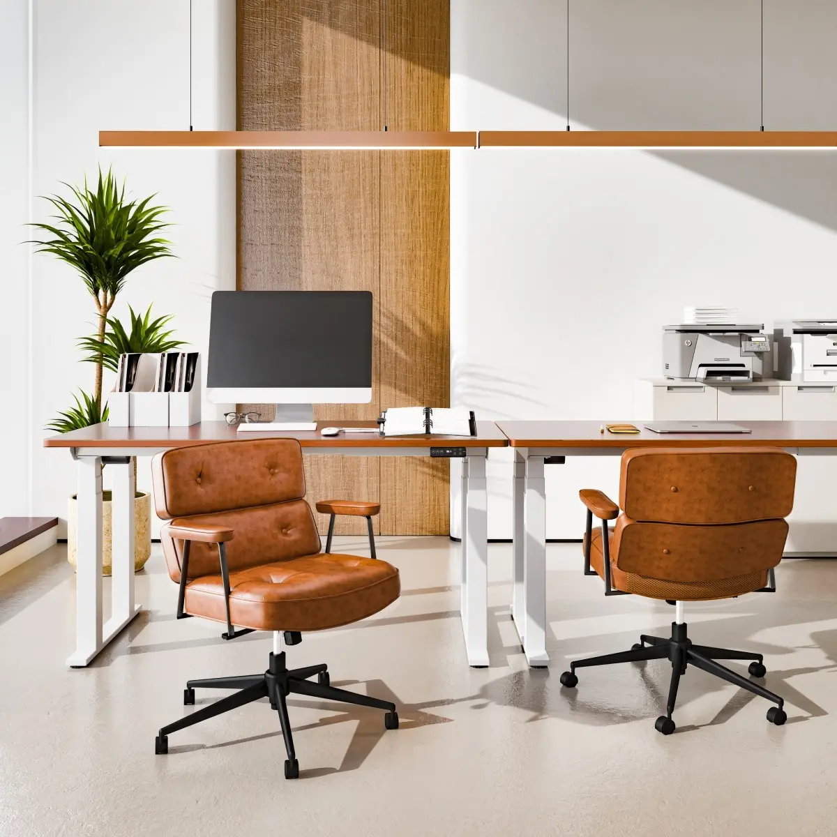 Flexispot Essential Brown Office Chair (L3) - Versatile Design for Home or Office Use