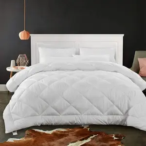 Soft King Size Comforter Duvet Insert-Lightweight Down Alternative Comforter with Corner Tabs- Breathable & Machine Washable Diamond Stitching(King,106"X92" )