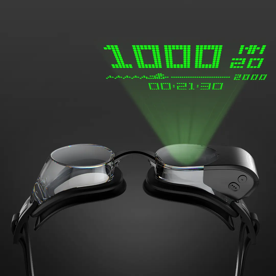 Holoswim AR Smart Swim Goggles 2 Pro - Real-time Swim Data Access ...