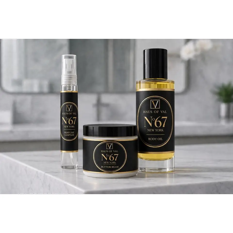 Exquisite Sample Trio – Buttercream, Body Oil & Parfum