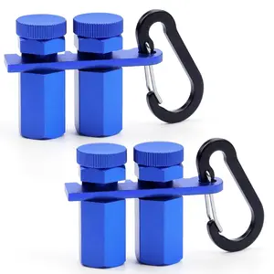 4 count Tall Stair Gauges for Framing Square with Holder&Carabiner Knobs,Versatile Circular  Layout Tool for Metal Stair Stringer,Stair Guage Knob Tool for Carpentry Squares,Stairs&Rafter Gauge Clamps
