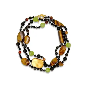 Sorrento Gemstone Knotted Necklace