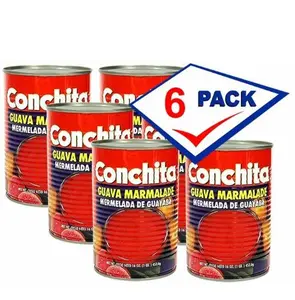 Conchita Guava Marmalade, 16 oz Jars, Pack of 6 - Creamy Cheese-Compatible Pantry Foods