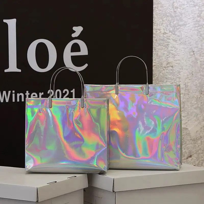Glossy Gift Bags with Sturdy Base - Reusable Celebration Favors for Birthdays, Weddings, Christmas & Special Events, Shimmering Party Essentials Practical Elegant