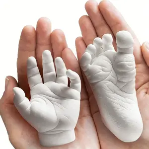 Baby Hand & Footprint Mold Kit Hand Casting Kit Create Lasting Memories with Safe DIY Clay Mold, Capture Precious Moments, Unique First Year Gift for New Parents