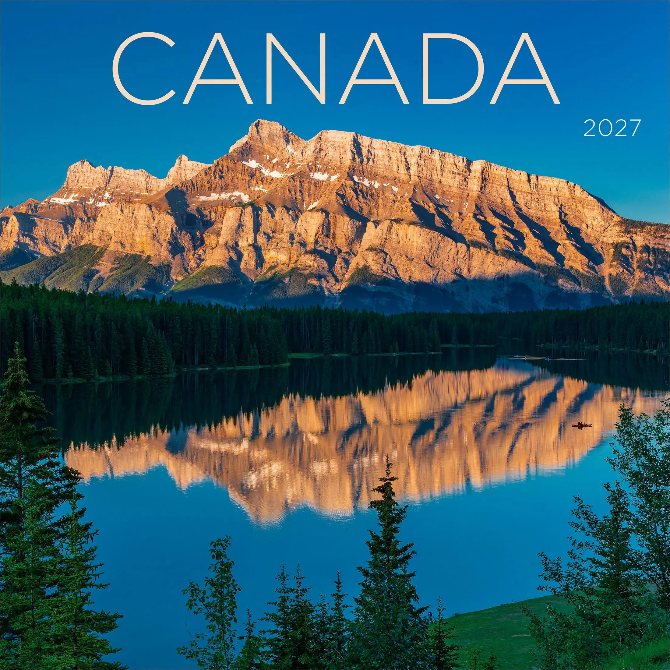 Canada | 2027 12 x 24 Inch (Hanging) Monthly Square Wall Calendar | English/French Bilingual