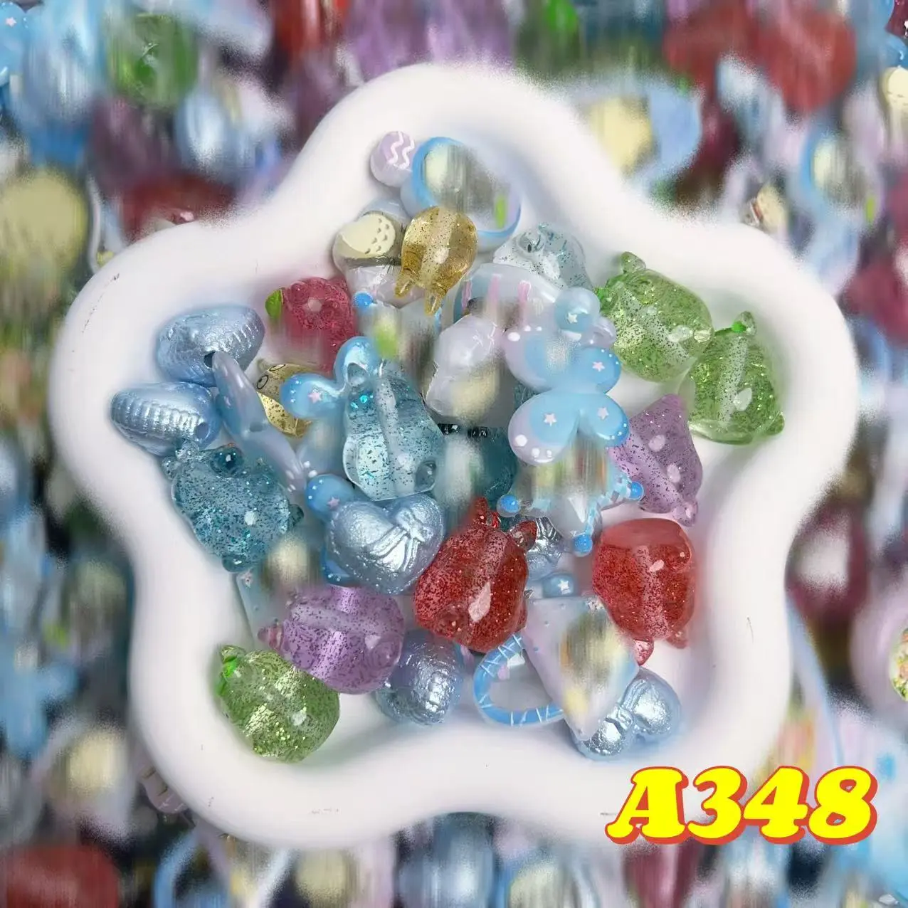 Rainbow-Daily New Arrivals |Acrylic Bead Mix for DIY Craft Beadable Pen Bracelets Phone Charms Necklaces Versatile Use