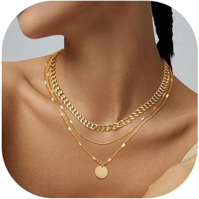 Gold Necklace 08