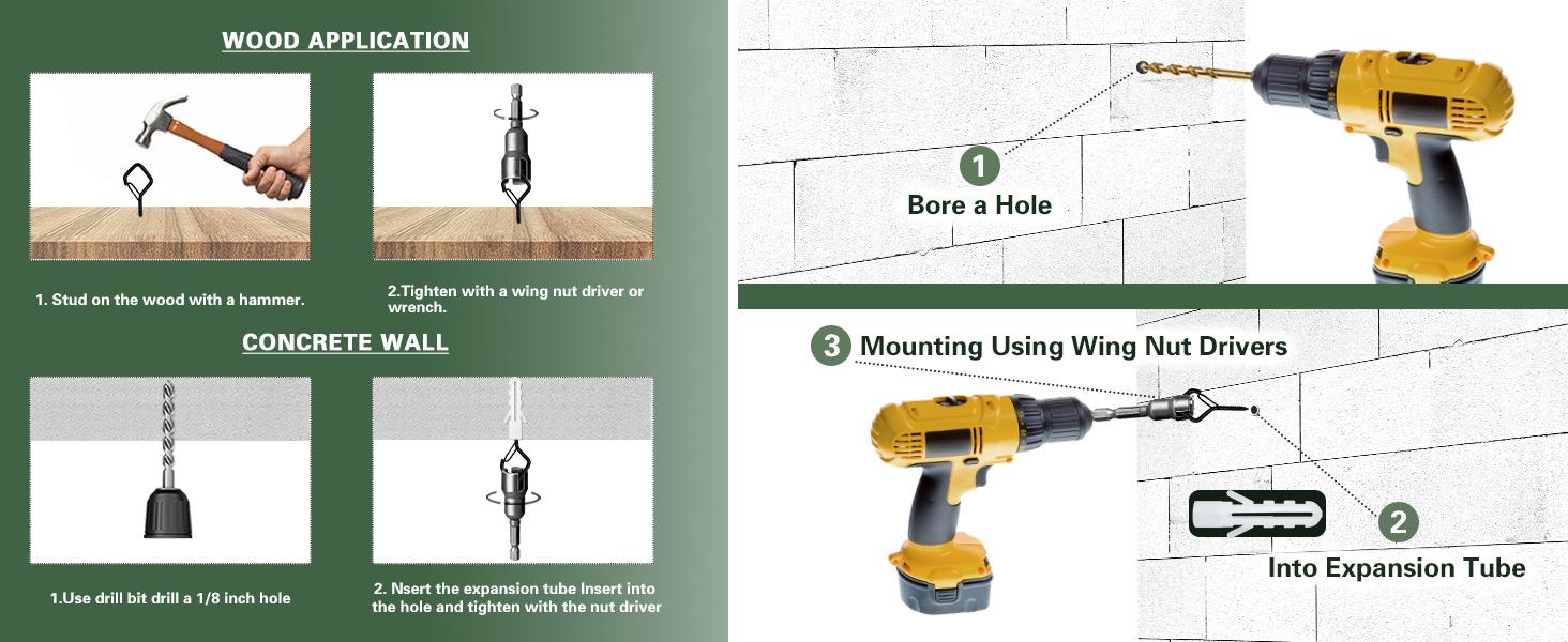 20 PCS Black Square Q-Hanger Hooks, Ceiling Hooks for String Lights, Hanging Plants, Wind Chimes, Bird Feeders, Lanterns & Christmas Decorations 20 PCS Black Square Q-Hanger Hooks, Ceiling Hooks for String Lights, Hanging Plants, Wind Chimes, Bird Feeders, Lanterns & Christmas Decorations