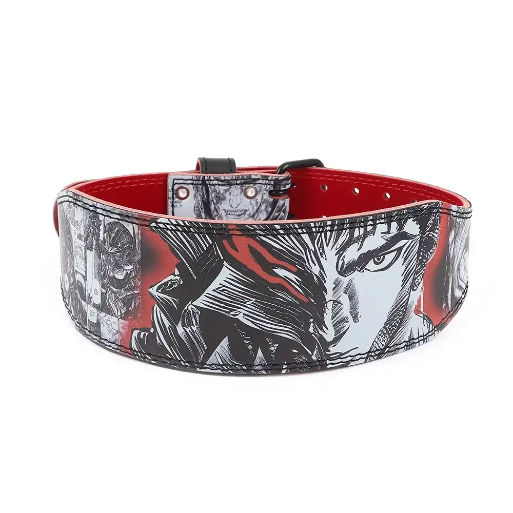 Berserker Weightlifting Belt - PU Material, 10cm Width, 6cm Sides, Available in S/M/L/XL Sizes, 1 Pc Per Pack