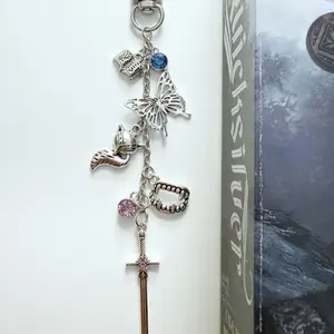 Quicksilver Inspired Kindle Charm, Book Charm, Reader Gift, Fantasy Book Accessory, Kindle Charm for Book Lovers