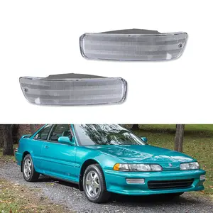 2pcs Clear Front Bumper Turn Signal lamps Lights for 1992 1993 Acura Integra RS / GS / LS / GSR,Replace OEM 33300SK7A06, 33300 SK7 A06, 33300-SK7-A06 AC2531102, 33350SK7A06, 33350 SK7 A06, 33350-SK7-A06 AC2530102