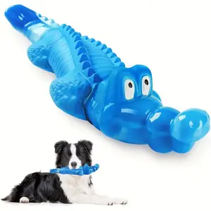 Blue Crocodile Dog Toy For Heavy Chewers Healthy Chew