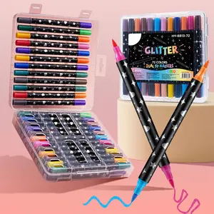 Crafts Glitter Pens for Girls Kids Women Adults, Colorful Drawing Coloring Markers, Perfect for Easter Christmas Birthday School DIY Projects, Art Supplies
