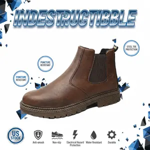Master Splash-proof Smash-proof Puncture-proof Breathable Safety Shoes Unisex Chef Work Shoe Waterproof Anti-slip Durable Outdoor Comfortable