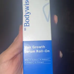 Be Bodywise Advanced Hair Density Roll-On Serum 25 ml | 5% Saw Palmetto, 3% Rosemary, 1% Caffeine Herbasome & 3% Fenugreek | Scalp Serum for Reduced Hair Fall | Men & Women