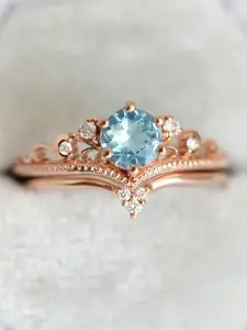 1 PC Glamorous Cubic Zirconia Ring For Women Elegant Engagement Ring For Wedding Engagement Party Jewelry Valentine's Day Gift Wedding Rings