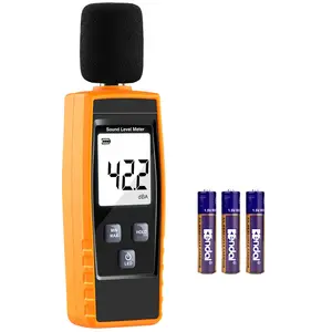 Decibel Meter Sound Level Reader 30-130dB(A), Hand-held Sound Noise Meter with Backlight , Digital Noise Meter Decibel  Tester Calibrated Audio Noise Volume Measuring Instrument