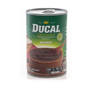 Ducal - Frijoles Negros 426 g - Refried Black Beans - Frijol Refrito Negro