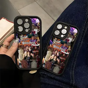 Hocus Pocus Halloween Collage Art Phone Case for Horror Fans Movie Lovers Compatible with iPhone 11/12/13/14/15/16 (Pro Max/Plus)