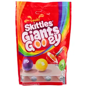 Skittles Giants Gooey | Crunchy Shell with Gooey Center | Imported from UK
