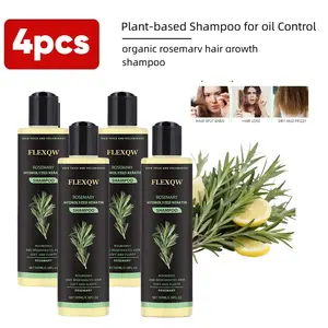 Rosemary Shampoo Herbal Plant Extract Hair Care Oil Control Volumizing Shampoo, Natural Ingredients, Gentle Cleansing, Long-Lasting Shine