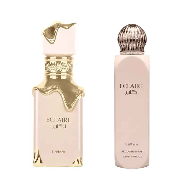 Lattafa Eclaire EDP 100ml Spray + Eclaire All Over Spray 150ml Bundle