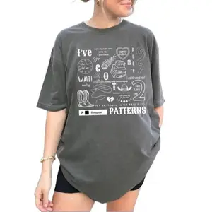Patterns Album Collage Tshirt, Kelsea Ballerini Tour, Trendy Shirt, Graphic T-shirt, Unisex Tee, Gift For Fan, Top Women Menswear