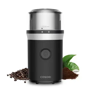 COSORI Coffee Espresso Grinder Electric, Food Grade Stainless Steel Blades, 12 Cups, Black