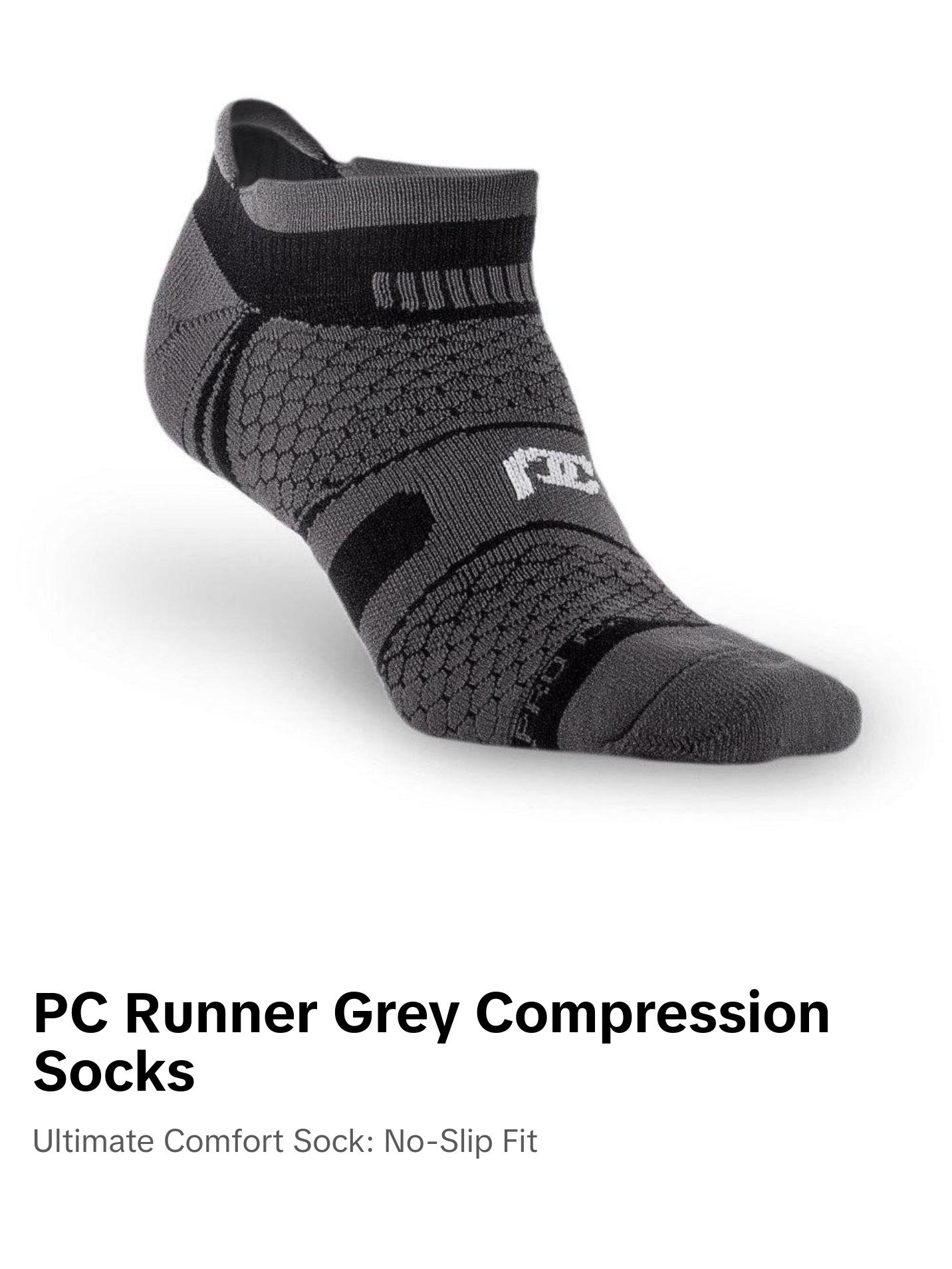 PC Runner, Grey with Black