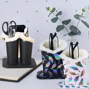 Fleece-Lined Scratch-Resistant Glasses Case Unisex Feather Design for Desktop Bedside Office Holder Safe Stylish Storage Black Rectangle Women's Glasses Lightweight sunglasses designer sunglass Retro Oval Tortoiseshell Sunglasses gafas  desolinteligentes