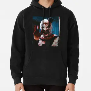 Terrifier 2 Horror Movie Halloween Sweatshirt Hoodie - Creepy Clown Graphic, Perfect for Costume, Spooky and Scary Design, Ideal Enthusiasts