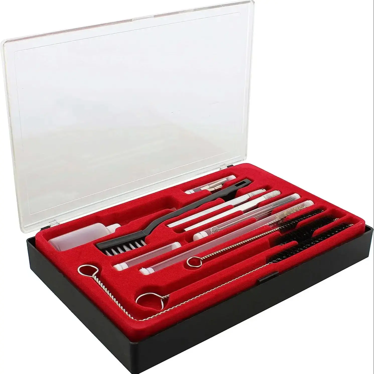 PORPHIS 23Pcs Spray Gun Cleaning Kit, Universal Paint Gun Cleaner Tool Set with Brushes, Paint Sprayer Accessories for HVLP, LVLP, Automotive Painting & Car Repair Maintenance